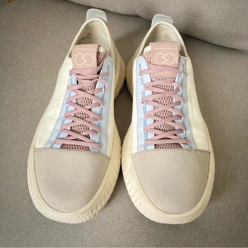 Cole Haan ZERØGRAND FlowerFoam Sneakers Birch Lavender Lightweight Casual US 10